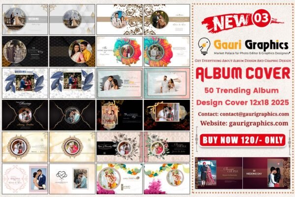 Trending Album Cover PSD Template 12x18 Vol 03