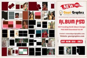 100 Trending 12x36 Album Design PSD 2025 Download Vol 40